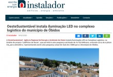 OesteSustentável instala iluminação LED no complexo logístico do município de Óbidos