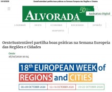 OesteSustentável partilha boas práticas na Semana Europeia das Regiões e Cidades