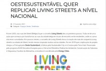 OESTESUSTENTÁVEL QUER REPLICAR LIVING STREETS A NÍVEL NACIONAL
